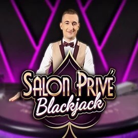 Blackjack Salon Privé online game logo by Ezugi on vegasinos.eu