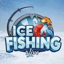 Ice Fishing Live logo by Evolution at Vegasino Casino