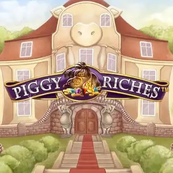 Piggy Riches slot icon by NetEnt, available at Vegasino Casino