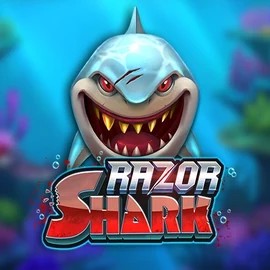 Razor Shark logo – Slots by Push Gaming at Vegasino Casino