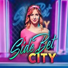 Side Bet City logo by Evolution at Vegasino Casino