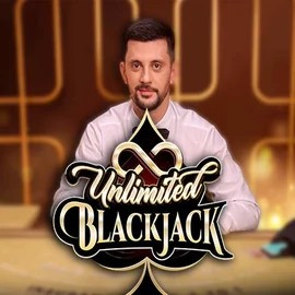Unlimited Blackjack by Ezugi, showcased at vegasinos.eu – game logo